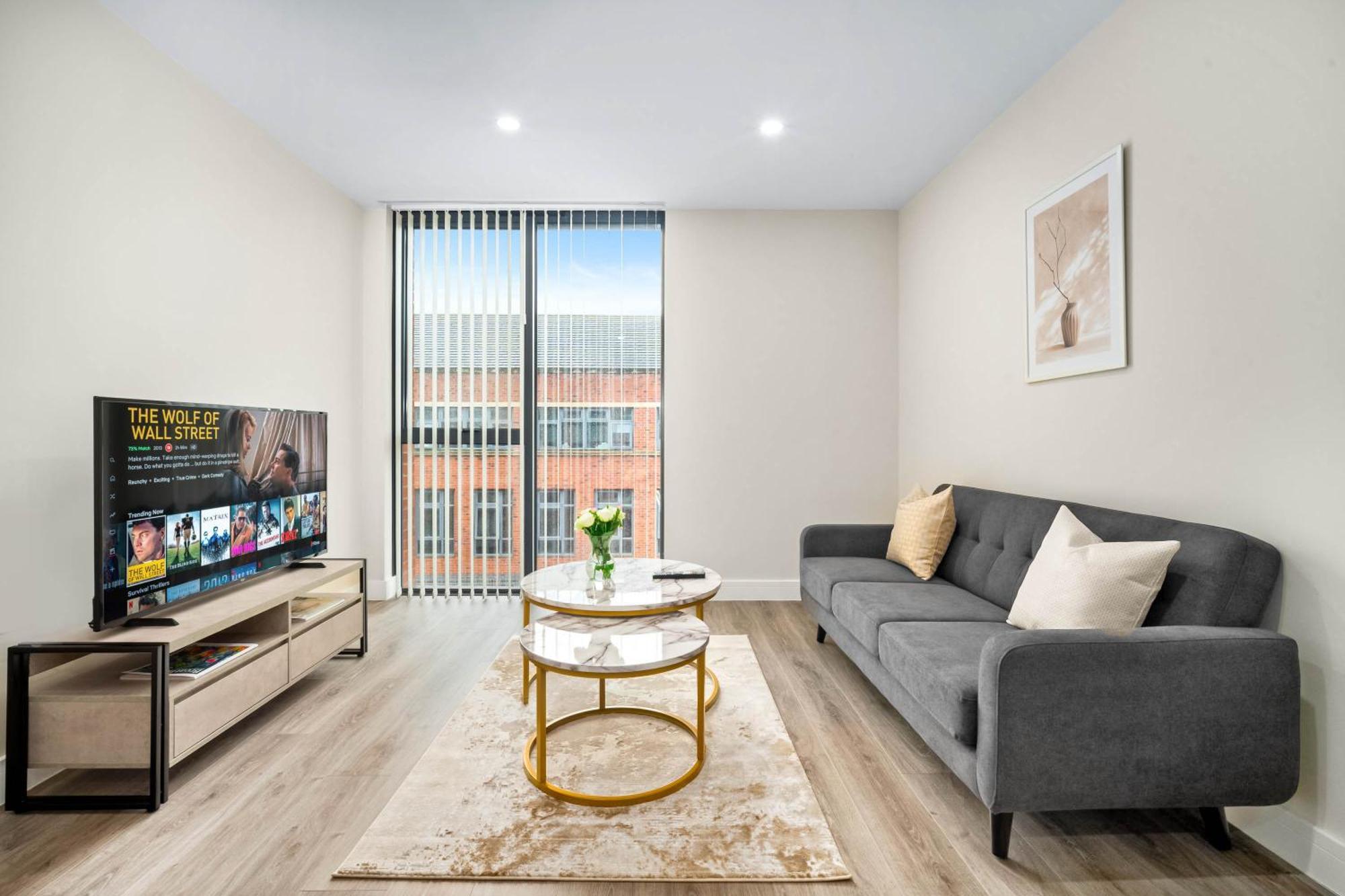 Brand New Luxury Apartment - 2 Bedroom - City Centre - Jq - Wifi - Netflix - 10Ah Бирмингам Екстериор снимка